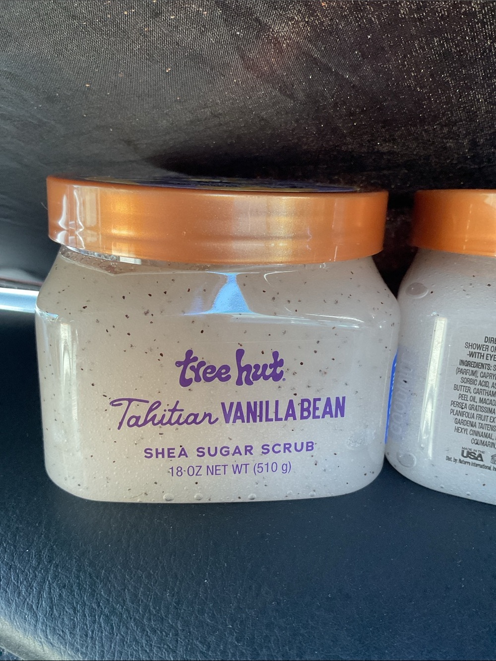 TREE HUT Tahitian Vanilla Bean Shea Sugar Scrub (ALL 3) NEW/Sealed 18oz full sz - Picture 2 of 4